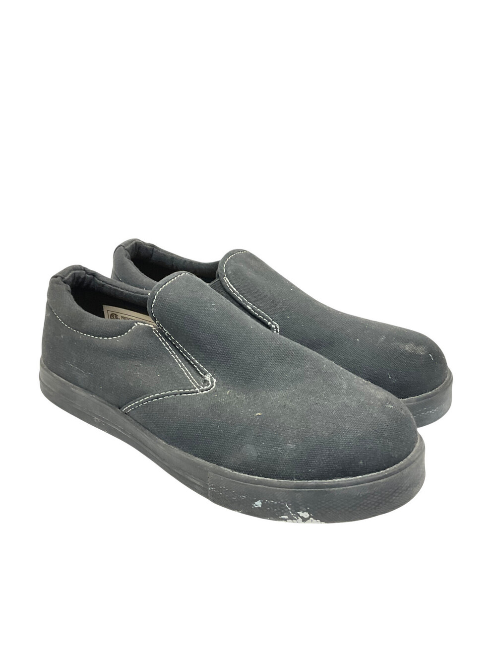 Dakota Women's 1008 Lightweight ATSP Canvas Slip-On Work Shoes Black Size 8.5M